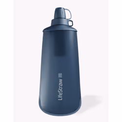 LifeStraw Collapsible Squeeze Bottle, 1000 ml, Utilisation quotidienne, Bleu, Plastique, Adulte, Homme/femme