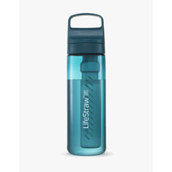 LifeStraw Go Series Utilisation quotidienne 650 ml Plastique Bleu, Transparent