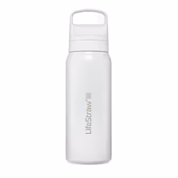 LifeStraw LGV42SWHWW, Bouteille d'eau filtrante, 0,7 L, Blanc