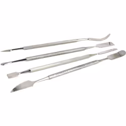 enquête Acier inoxydable Poignées crantées pour un meilleur maintien Nombreuses utilisations possibles Longueur du spatules : ...