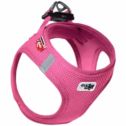 Harnais pour chien - Curli - Air-Mesh - Fuchsia - 15-3 kg - 26-30 cm