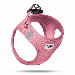 Curli Air-Mesh, Chien, Harnais abdominal, XS, Rose, Nylon, Polyester, Monochromatique