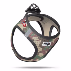 Curli Air-Mesh, Chien, Harnais abdominal, L, Camouflage, Nylon, Polyester, Jack russell terrier