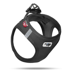 Curli Air-Mesh XXXS Noir Nylon, Polyester Chien Harnais abdominal