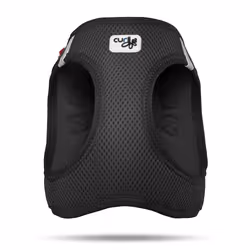 Curli Air-Mesh XXS Noir Nylon, Polyester Chien Harnais abdominal