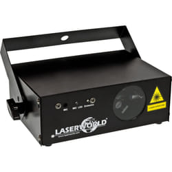 Laserworld EL-60G stroboscope et lumière disco Adapté à une utilisation à l'intérieur Projecteur laser discothèque Noir
