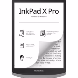 PocketBook InkPad X Pro, 26,2 cm (10.3"), E Ink, 1404 x 1872 pixels, AZW, AZW3, DOC, DOCX, EPUB, FB2, FB2.ZIP, HTM, HTML, MOB ...