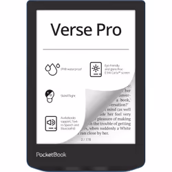 PocketBook Verse Pro, 15,2 cm (6"), E Ink Carta, 1072 x 1448 pixels, ACSM, AZW, AZW3, CBR, CBZ, CHM, DOC, DOCX, DjVu, EPUB, E ...