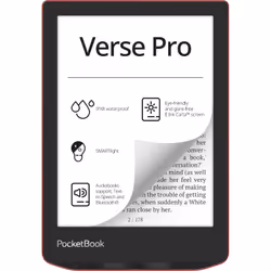 PocketBook Verse Pro Liseuse Écran tactile 16 Go Wifi Noir, Rouge