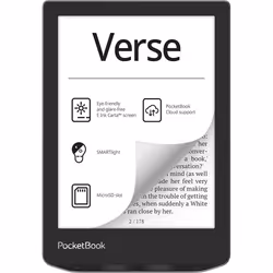 PocketBook Verse, 15,2 cm (6"), E Ink Carta, 758 x 1024 pixels, ACSM, AZW, AZW3, CBR, CBZ, CHM, DOC, DOCX, DjVu, EPUB, EPUB D ...