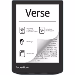 PocketBook Verse, 15,2 cm (6"), E Ink Carta, 758 x 1024 pixels, ACSM, AZW, AZW3, CBR, CBZ, CHM, DOC, DOCX, DjVu, EPUB, EPUB D ...