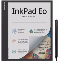 PocketBook InkPad Eo - Mist Grey, 26,2 cm (10.3"), Encre E Kaleido, 1860 x 2480 pixels, AZW, AZW3, DOC, DOCX, DjVu, EPUB, FB2 ...