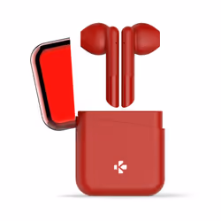 MyKronoz ZeBuds, Sans fil, 20 - 20000 Hz, Appels/Musique, 40 g, Casque, Rouge