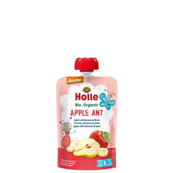 Holle 150704 compote de fruit Pomme, Banane, Poire 100 g