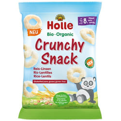 Holle Organic Crunchy Snack Rice-Lentils