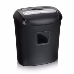 Peach PS500-40, Destruction croisée, 21 L, 250 feuilles, 68 dB, 10 feuilles, Noir