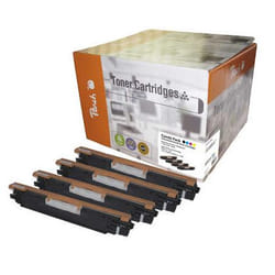 Peach 111739 Cartouche de toner 4 pièce(s) Noir