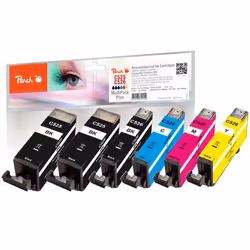 Peach PI100-249, 19 ml, 9 ml, 410 pages, 6 pièce(s), Multi pack