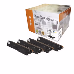 Peach Multipack, compatible avec TN-326, 4000 pages, 3500 pages, Noir, Cyan, Magenta, Jaune, 4 pièce(s)