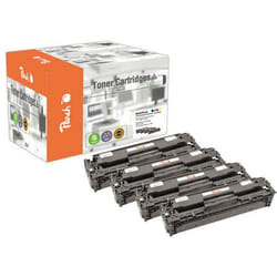 Peach 111828 Cartouche de toner 4 pièce(s) Compatible Noir, Cyan, Magenta, Jaune