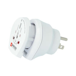Skross Combo World to USA adaptateur prise d'alimentation Type F Universel Blanc