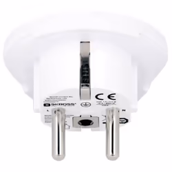 Skross 1500211-E adaptateur prise d'alimentation Type F Universel Blanc