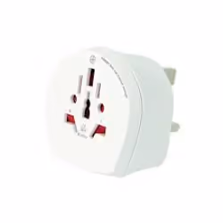 Skross 1.500225-E, Type D (Royaume-Uni), Universel, Blanc