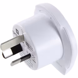 Skross 1.500222-E adaptateur prise d'alimentation Type I (AU) Universel Blanc