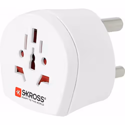 Skross 1.500224-E, Type M, Universel, Blanc