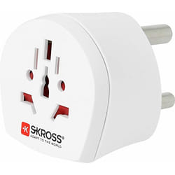 Skross 1.500224-E adaptateur prise d'alimentation Type M Universel Blanc