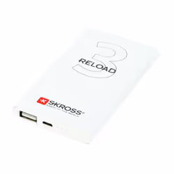 Skross RELOAD 3, 3500 mAh, Lithium, 3,7 V, Rouge, Blanc