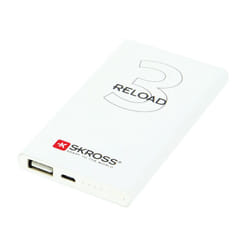 Skross RELOAD 3 Lithium 3500 mAh Rouge, Blanc
