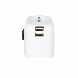 Skross PRO Light USB adaptateur prise d'alimentation Universel Noir, Blanc
