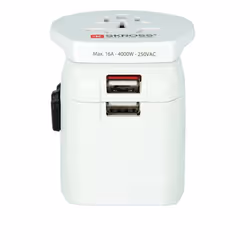 Skross PRO Light USB, Universel, Universel, 100-250 V, 6,3 A, Blanc, 1575 W