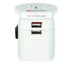Skross PRO Light USB adaptateur prise d'alimentation Universel Blanc