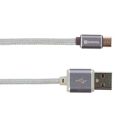 Skross 2.700240 câble USB 1 m USB 3.2 Gen 1 (3.1 Gen 1) USB A Micro-USB A Blanc