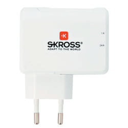 Skross 2.800111 Universel Blanc Secteur Intérieure, Extérieure