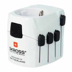 Skross PRO, Universel, Universel, 100-250 V, 6,3 A, Noir, Blanc, 1575 W