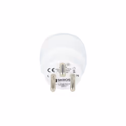 Skross 1.500232-E adaptateur prise d'alimentation Type C (Europlug) Type K (DK)