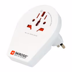 Skross 1.500270 adaptateur prise d'alimentation Universel Blanc