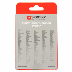 Skross 2.800131 chargeur d'appareils mobiles Universel Blanc Secteur Intérieure