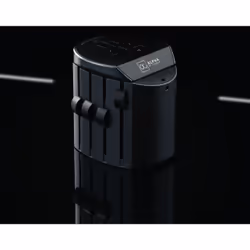 Skross Alpha adaptateur prise d'alimentation Universel Noir