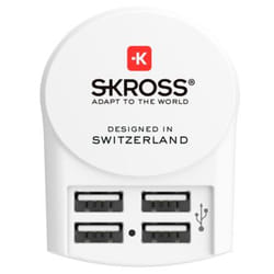 Skross 1302422 chargeur d'appareils mobiles Universel Blanc Secteur Intérieure