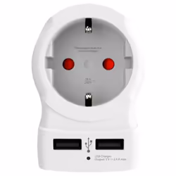 Skross 1500280, Type G (Royaume-Uni), Type C (Europlug)+Type F, 100 - 250 V, 7 A