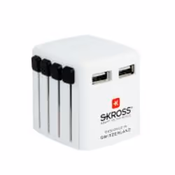 Skross 00215277, Type A, 100-250 V, Blanc, 2,4 A, 2,4 A