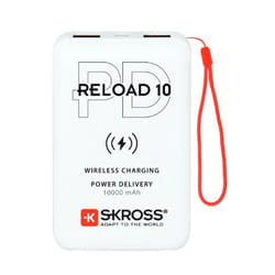 Skross RELOAD 10 Qi PD 10000 mAh Recharge sans fil Blanc