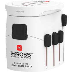 Skross 61260 adaptateur prise d'alimentation Universel Blanc