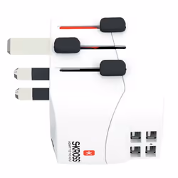 Skross 1.302461 adaptateur prise d'alimentation Universel Blanc