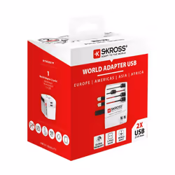 Skross 61664 adaptateur prise d'alimentation Universel Blanc - Vue supplémentaire 5