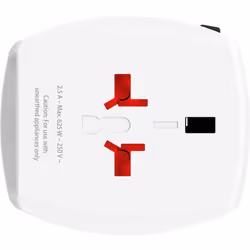 Skross 60572 adaptateur prise d'alimentation Universel Blanc